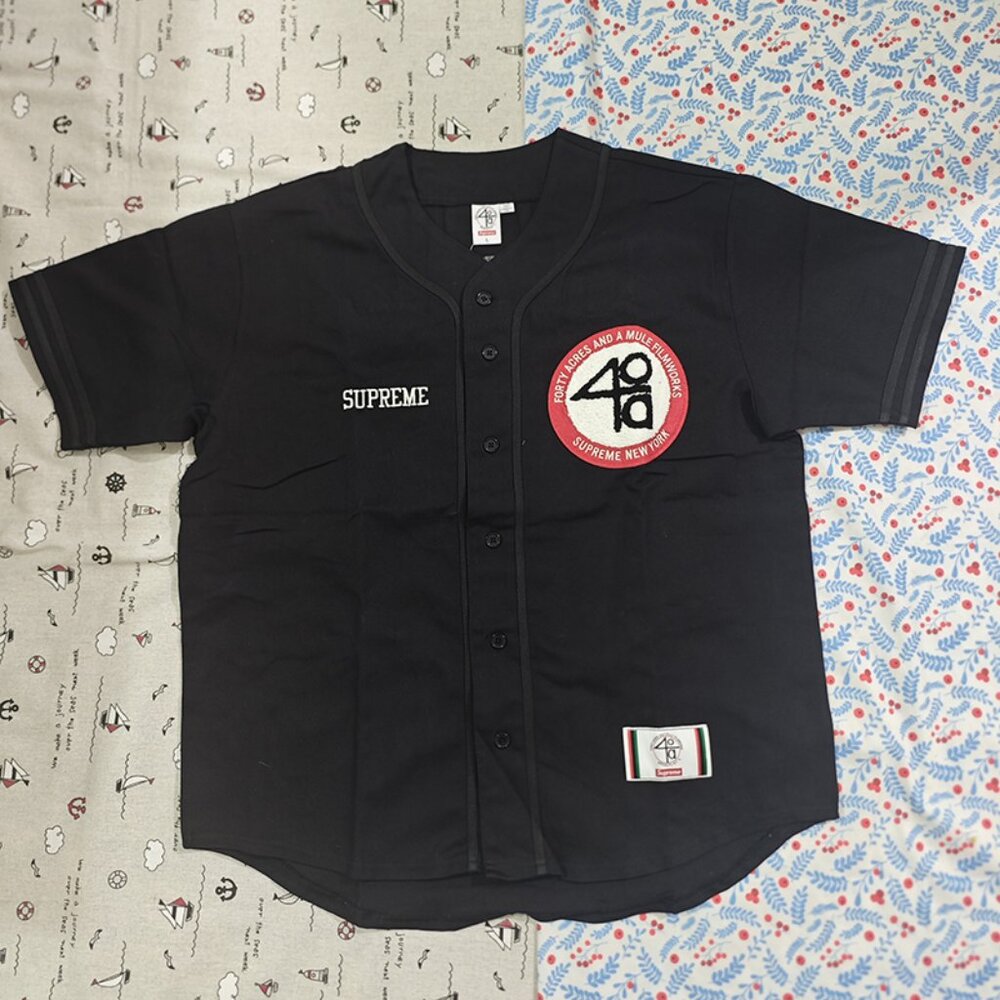 Supreme 40 Acres Twill Baseball Jacket